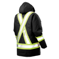 Parka de s&eacute;curit&eacute;, Noir, Grand D. Morneault & Fils