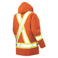 Parka de s&eacute;curit&eacute;, Orange haute visibilit&eacute;, Grand D. Morneault & Fils