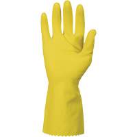 ChemStop Gloves, Size Small/7, 12" L, Latex, Flock-Lined Inner Lining, 12-mil D. Morneault & Fils