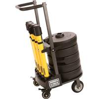 Barrières mobiles roulantes