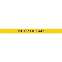 Tough-Mark Heavy-Duty Floor Marking, Rectangle, 48" L x 2" W, Yellow, Polyethylene D. Morneault & Fils