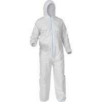 Protective Coveralls, Medium, White, Microporous D. Morneault & Fils