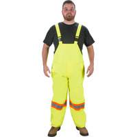 RZ1000 Rain Bib Pants, Polyester, Small, High Visibility Lime-Yellow D. Morneault & Fils
