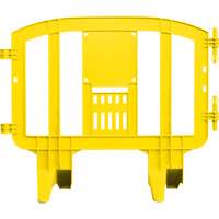 Minit Barricade, Interlocking, 49" L x 39" H, Yellow D. Morneault & Fils
