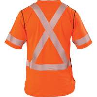 T-shirt &agrave; manches courtes haute visibilit&eacute; Polartec Power Grid, Polyester, Petit, Orange D. Morneault & Fils