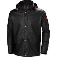 Gale Rain Jacket, Polyester/Polyurethane, X-Small, Black D. Morneault & Fils