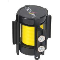 Magnetic Tape Cassette for Build-Your-Own Crowd Control Barrier, 7', Yellow Tape D. Morneault & Fils