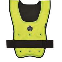 Chill-Its&reg; 6687 Economy Dry Evaporative Cooling Vest, Small/Medium, High Visibility Lime-Yellow D. Morneault & Fils