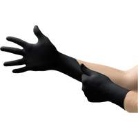 Gants Onyx, Petit, Nitrile, 3,5 mils, Sans poudre, Noir D. Morneault & Fils