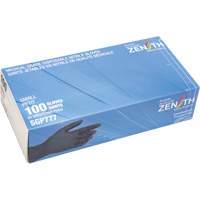Puncture-Resistant Medical-Grade Disposable Gloves, Small, Nitrile, 5-mil, Powder-Free, Black, Class 2 D. Morneault & Fils