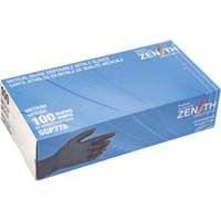 Puncture-Resistant Medical-Grade Disposable Gloves, Medium, Nitrile, 5-mil, Powder-Free, Black, Class 2 D. Morneault & Fils