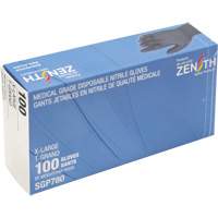 Puncture-Resistant Medical-Grade Disposable Gloves, X-Large, Nitrile, 5-mil, Powder-Free, Black, Class 2 D. Morneault & Fils