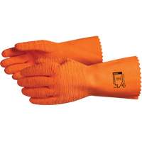 Chemstop Chemical Resistant Gloves, Size 8, 12" L, Latex, Cotton Jersey Inner Lining D. Morneault & Fils