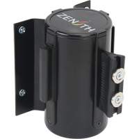 Barri&egrave;re &agrave; fixation murale avec ruban magn&eacute;tique, Acier, Fixation par vis, 7', Ruban Bleu D. Morneault & Fils