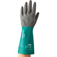 AlphaTec&reg; 58-435 Series Chemical Resistant Gloves, Size 7, 15" L, Nitrile, Cotton/Flock-Lined Inner Lining, 10-mil D. Morneault & Fils