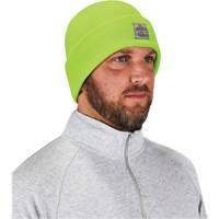 N-Ferno&reg; Rib Knit Beanie Hat, One Size, High-Visibility Lime Green D. Morneault & Fils