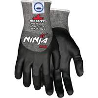 Ninja&reg; Max Cut Resistant Gloves, Size Medium, 10 Gauge, Bi-Polymer Coated, Dyneema&reg; Shell, ASTM ANSI Level A3 D. Morneault & Fils