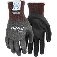 Gants r&eacute;sistant aux coupures Max Ninja, Taille Grand, Calibre 10, Rev&ecirc;tement Bipolym&egrave;re, Enveloppe en Dyneema, ASTM ANSI niveau A3 D. Morneault & Fils