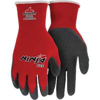 Gants enduits Flex Ninja, Grand, R&ecirc;vetement Latex de caoutchouc, Calibre 15, Enveloppe en Nylon D. Morneault & Fils