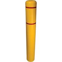 Bollard Cover, 4" Dia. x 54" L, Yellow D. Morneault & Fils