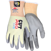 Gants enduits r&eacute;sistant &agrave; la coupe Cut Pro, Taille Moyen, Calibre 15, Rev&ecirc;tement Polyur&eacute;thane, Enveloppe en Kevlar, ASTM ANSI niveau A2 D. Morneault & Fils