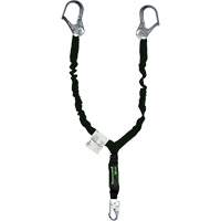Miller&reg; Arc-Rated Shock-Absorbing Lanyard, 6', Locking Snap Hook Center, Locking Snap Hook Leg Ends, Kevlar&reg; D. Morneault & Fils