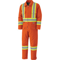 5540A Quilted Coveralls, 2X-Large, Orange D. Morneault & Fils