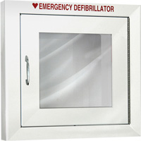 Surface Wall Mounting AED Cabinet, Zoll AED Plus&reg; For, Non-Medical D. Morneault & Fils