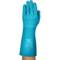 AlphaTec&reg; 04-003 Chemical Resistant Gloves, Size 8, 14" L, Nitrile/PVC, Fleece Inner Lining, Winter Weight D. Morneault & Fils