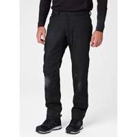 Pantalons d'entretien Oxford, Poly-coton, Noir, Taille 30, Entrejambe 30 D. Morneault & Fils