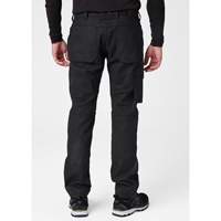 Pantalons d'entretien Oxford, Poly-coton, Noir, Taille 30, Entrejambe 30 D. Morneault & Fils