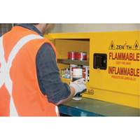 Flammable Storage Cabinet, 12 gal., 2 Door, 43" W x 18" H x 18" D D. Morneault & Fils
