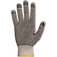 Sure Grip&reg; PVC Dotted String Knit Glove, Poly/Cotton, Single Sided, 7 Gauge, X-Small D. Morneault & Fils
