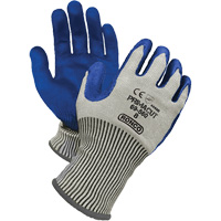 PrimaCut Cut Resistant Gloves, Size 8, 13 Gauge, Nitrile Coated, HPPE Shell, ANSI/ISEA 105 Level 4/EN 388 Level 5 D. Morneault & Fils