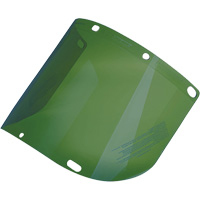 Dynamic Formed Faceshield, Polycarbonate, Green Tint D. Morneault & Fils