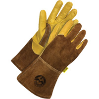 Welder's Gloves, Grain Cowhide, Size 2X-Large D. Morneault & Fils