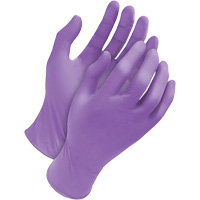 Deny Tripolymer Disposable Gloves, Large, Latex/Neoprene/Nitrile, 6-mil, Powder-Free, Purple D. Morneault & Fils