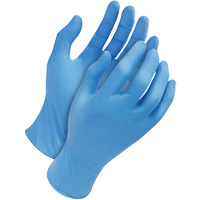 Classic Disposable Gloves, Medium, Nitrile, 4-mil, Powder-Free, Blue D. Morneault & Fils