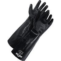 Gant enduit Arc Tek, Taille 10, 9" lo, N&eacute;opr&egrave;ne, Doublure en Jersey D. Morneault & Fils
