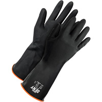 Gants r&eacute;sistants aux produits chimiques Deny, Taille 9, 12" lo, Latex de caoutchouc, Doublure en Ouat&eacute;e, Gant de calibre hiver D. Morneault & Fils