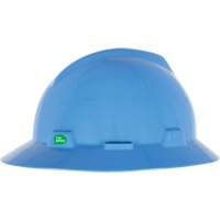 V-Gard&reg; GREEN Slotted Full Brim Hard Hat, Meets CSA Type 1, Ratchet Suspension D. Morneault & Fils