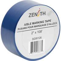 Aisle Marking Tape, 2" x 108', PVC, Blue D. Morneault & Fils