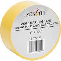 Ruban pour marquage d'all&eacute;es, 2" x 108', PVC, Jaune D. Morneault & Fils