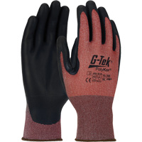 Gants r&eacute;sistants aux coupures G-Tek PolyKor X7 Neuroma, Taille Petit, Calibre 18, Rev&ecirc;tement Polyur&eacute;thane, Enveloppe en Poly&eacute;thyl&egrave;ne, ASTM ANSI niveau A3/EN 388 niveau C D. Morneault & Fils