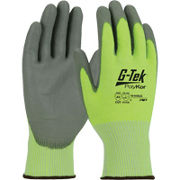 Gants r&eacute;sistants aux coupures G-Tek PolyKor, Taille Petit, Calibre 13, Rev&ecirc;tement Polyur&eacute;thane, Enveloppe en Poly&eacute;thyl&egrave;ne, ASTM ANSI niveau A5/EN 388 niveau E D. Morneault & Fils