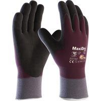 Gants enduits avec doublure isolante ATG MaxiDry Zero, Petit, R&ecirc;vetement Mousse de nitrile, Calibre 15, Enveloppe en Nylon/Spand D. Morneault & Fils