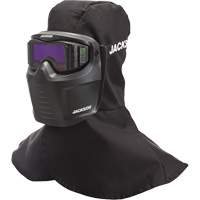 Rebel ADF Welding Mask, 3.5" L x 1.3" W View Area, 3/5-12 Shade Range, Black D. Morneault & Fils