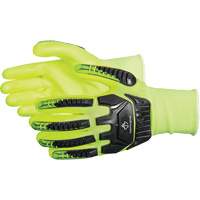 Dexterity&reg; Anti-Impact High-Visibility Gloves, Small, Foam Nitrile Palm, Elastic Cuff D. Morneault & Fils