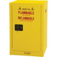 Flammable Aerosol Storage Cabinet, 12 gal., 1 Door, 23" W x 35" H x 18" D D. Morneault & Fils