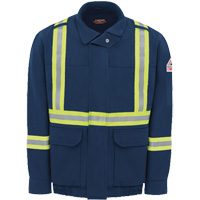 Blouson aviateur doubl&eacute; pour hommes avec garniture r&eacute;fl&eacute;chissante, Petit, Bleu marin, 29 cal/cm² D. Morneault & Fils